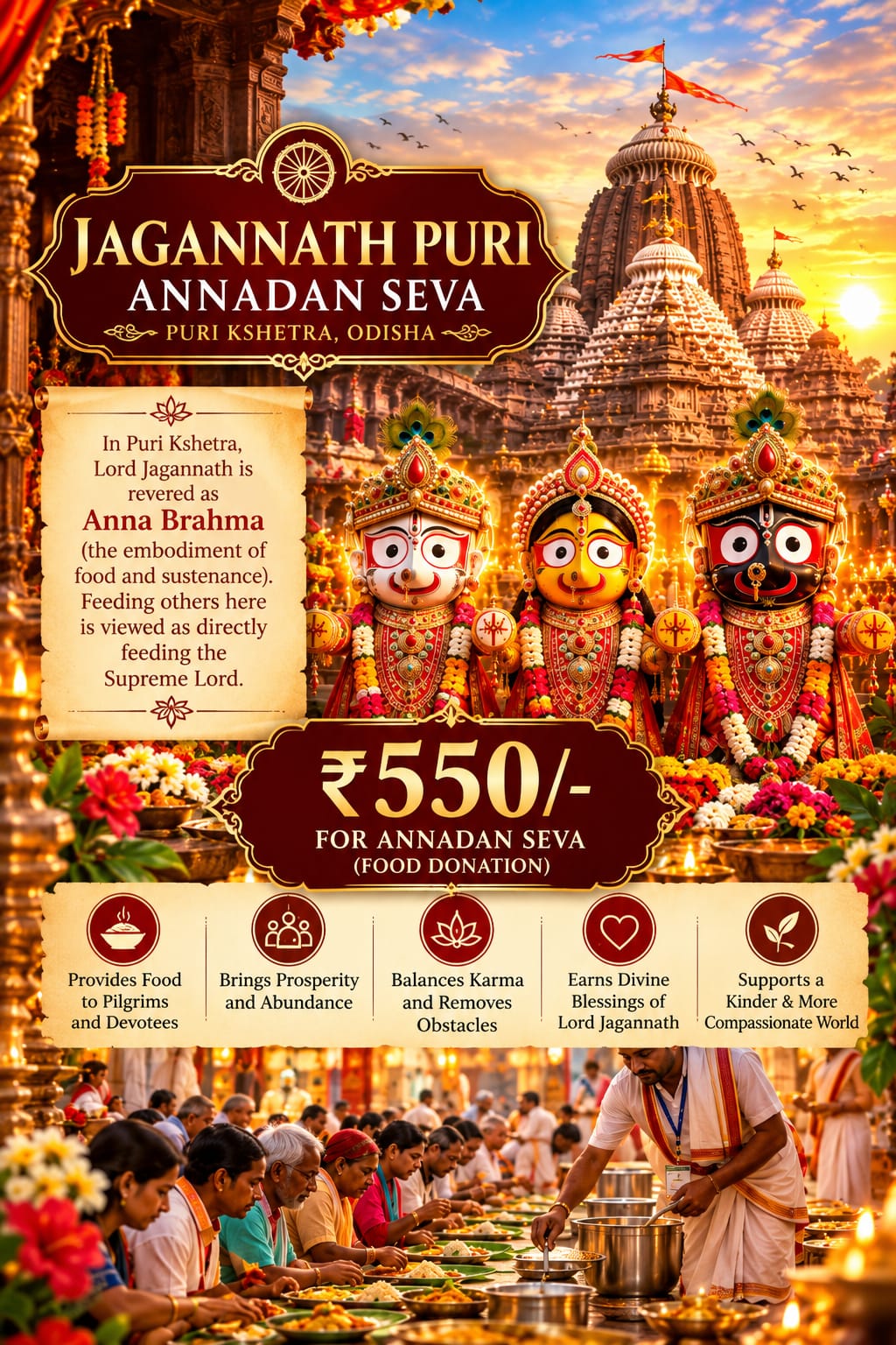 Jagannath Puri Annadan Seva